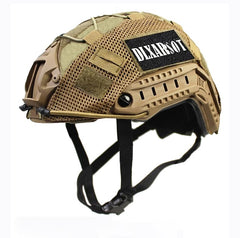 DLXARSOT tactical helmet with ABS shell for protection during airsoft and paintball