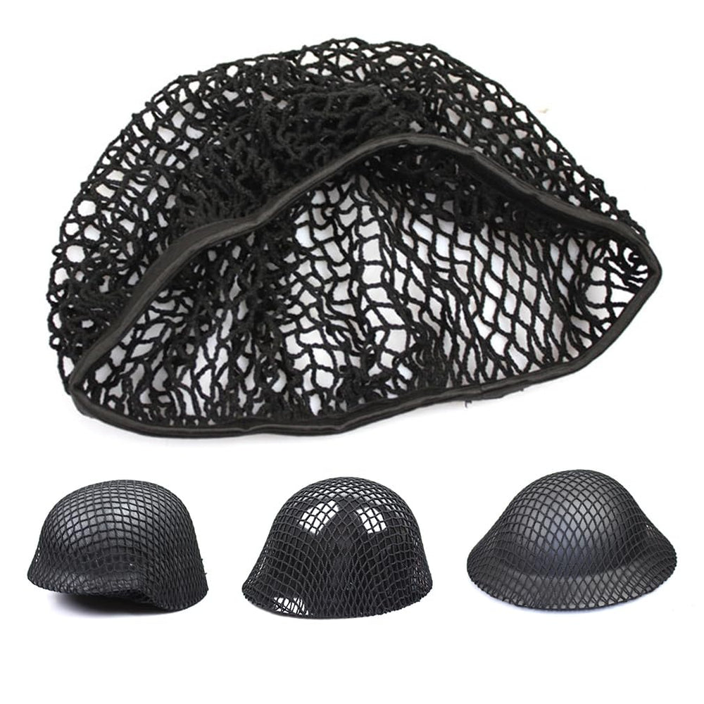 DLXARSOT Tactics helmet net cover in army green camo for better concealment.