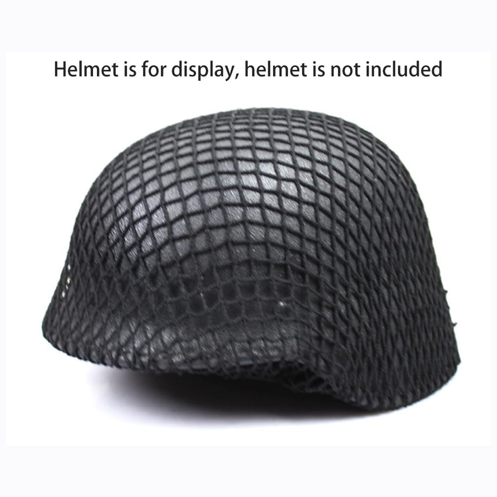 DLXARSOT Tactics helmet net cover compatible with M1 and MK helmets.