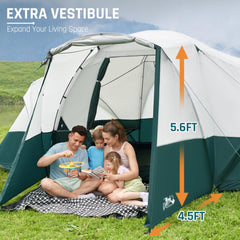 DMH OUTDOORS removable rainfly offers flexible shelter and stargazer nights