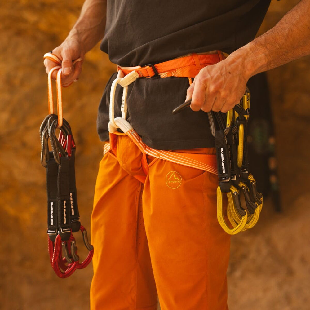 DMM Alpha Sport Quickdraw setup focus shows practical versatility for routes and gym walls