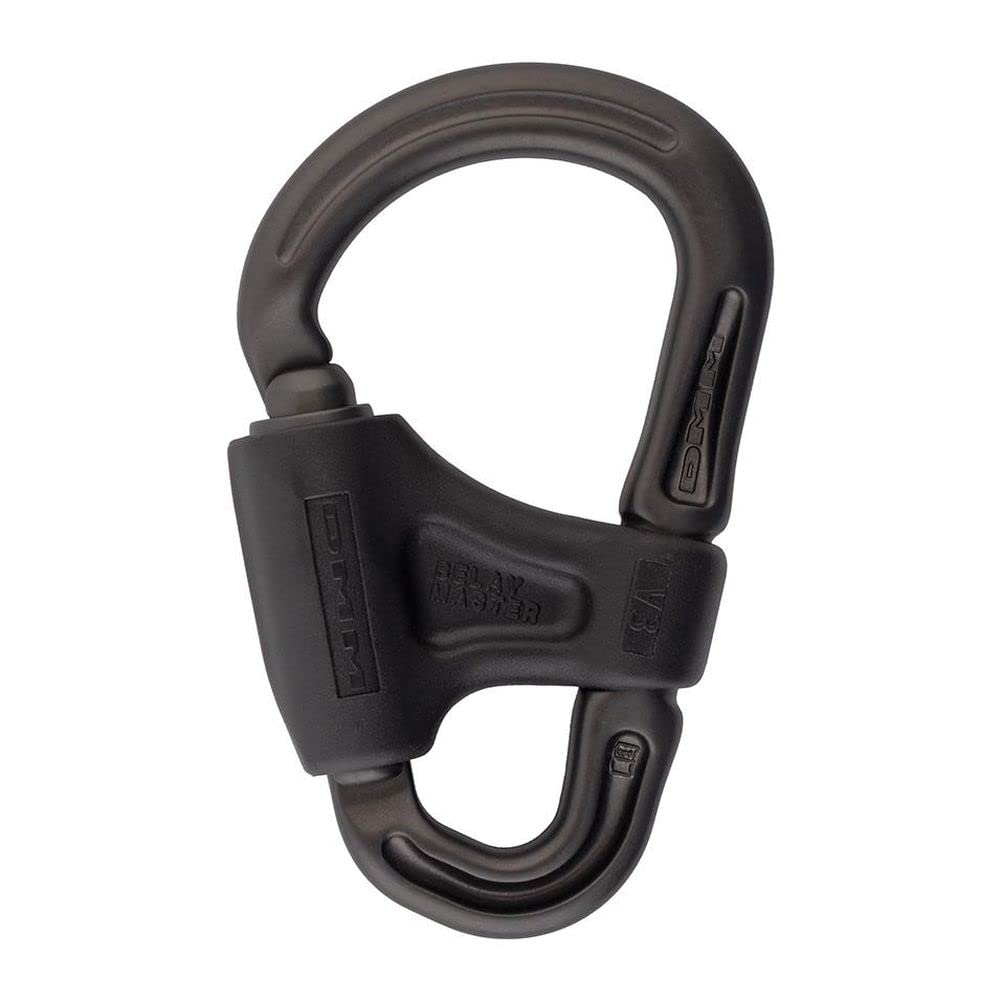 DMM Belay Master carabiner angled view, smooth rope control during belaying