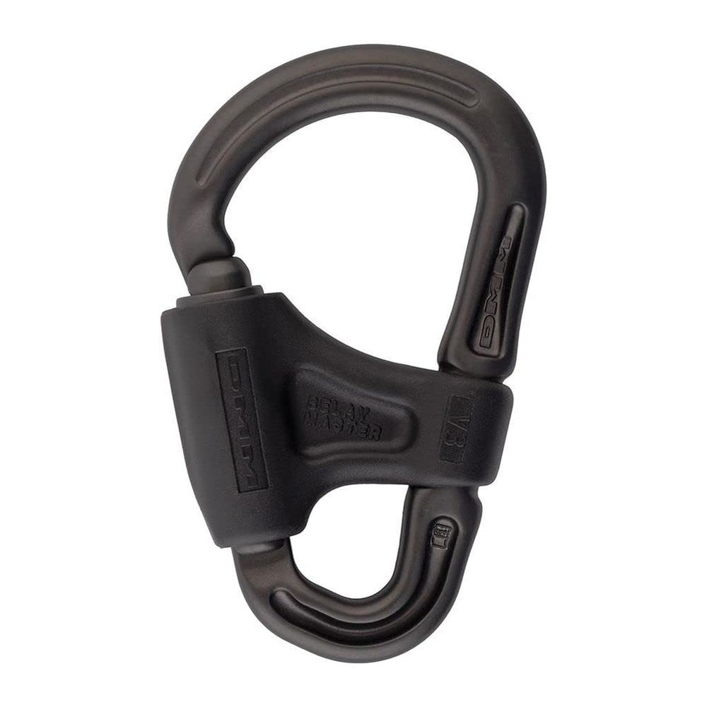 DMM Belay Master carabiner angled view, smooth rope control during belaying