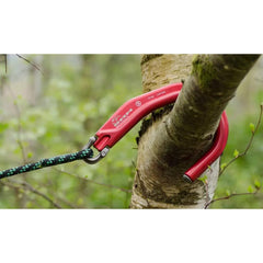 Captain Hook on harness showing 15mm eye and maximum 90mm anchor diameter
