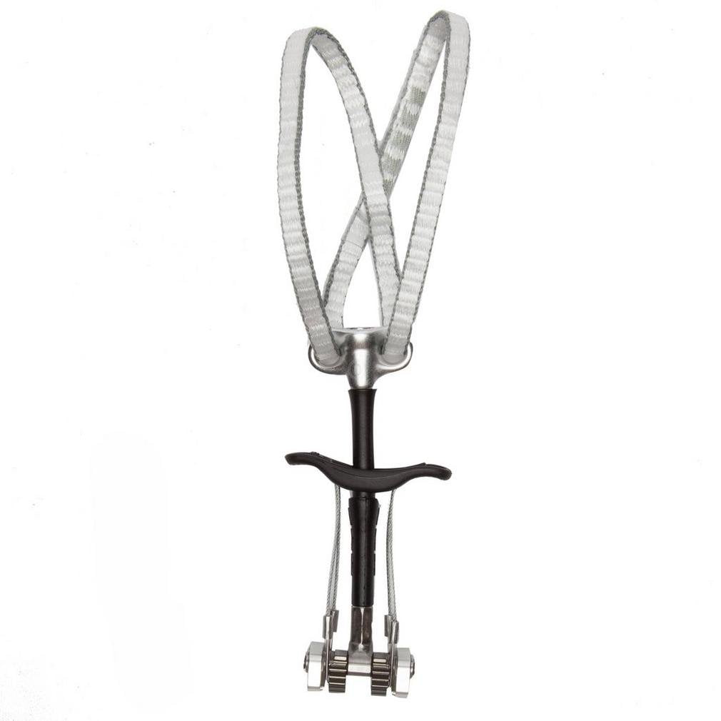 DMM Dragon Cam Size 0 Silver side view showing dual-axle design for extended range