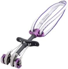 DMM Dragon Cams triplegrip lobe closeup demonstrates enhanced holding power for secure placements.