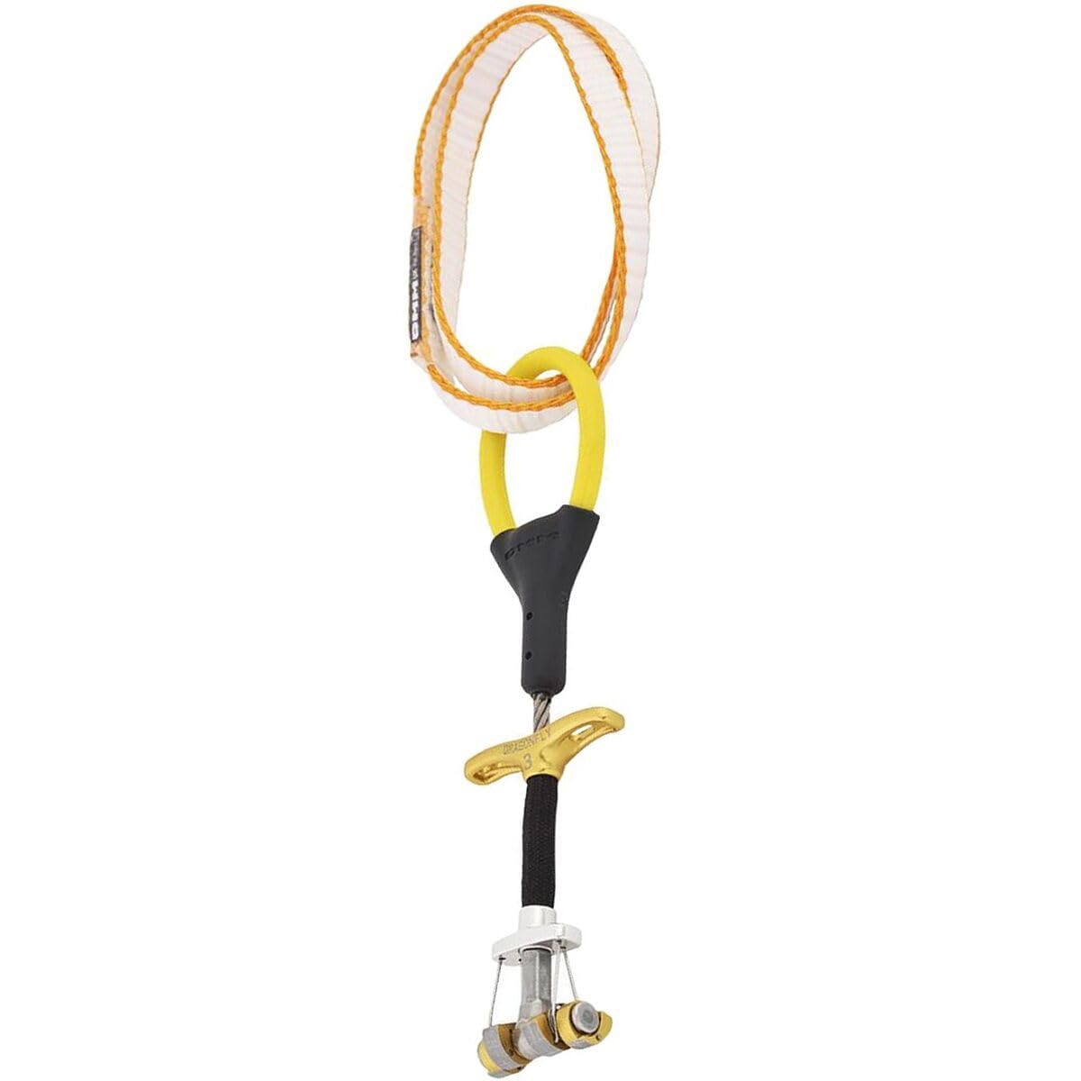 DMM Dragonfly cams feature a narrow head for deep placements on slate and limestone