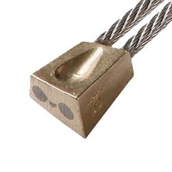 DMM HB Brass Offset 3 side view highlights lightweight construction for quick clips.