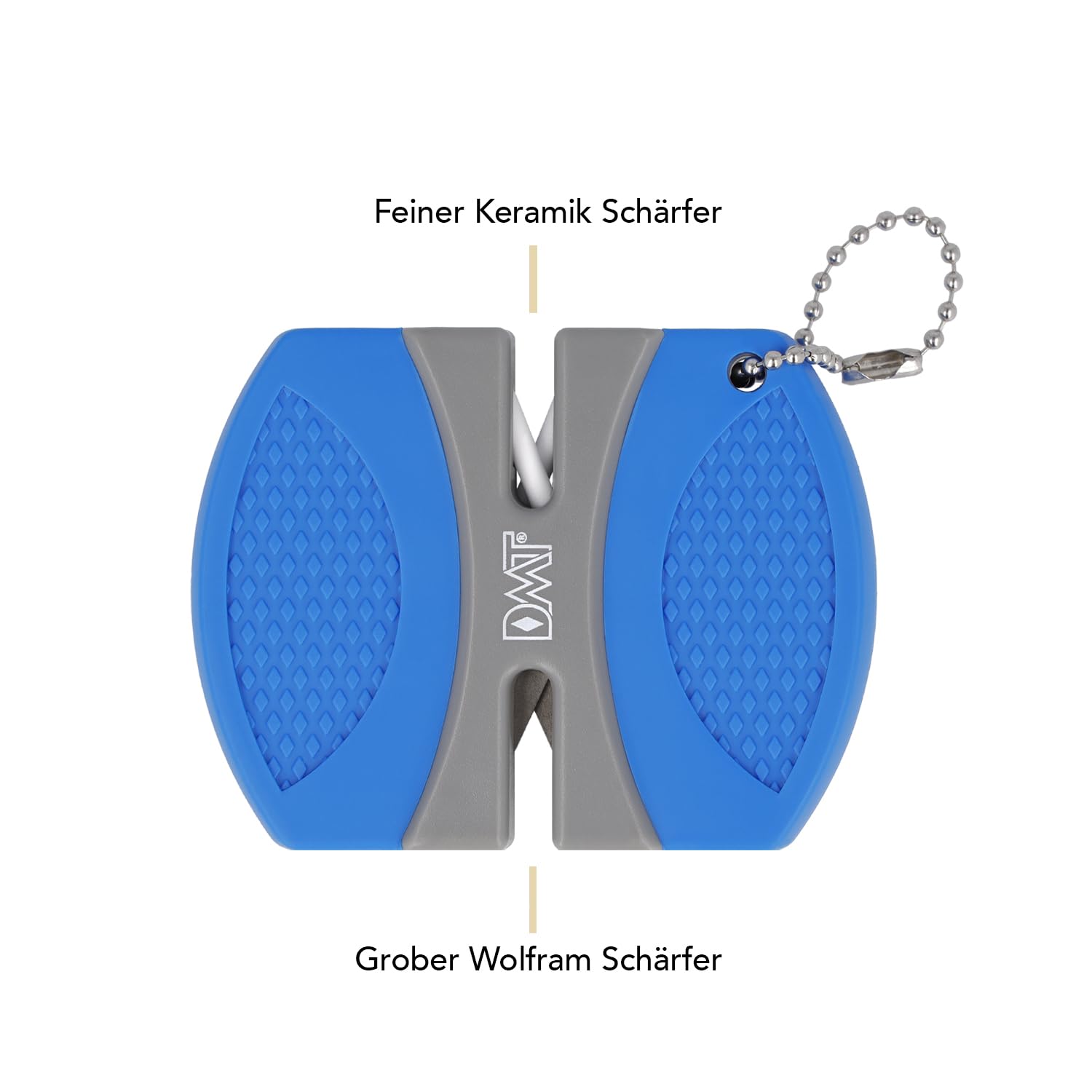 DMT EdgeSharp non-slip grip maintains stability during sharpening