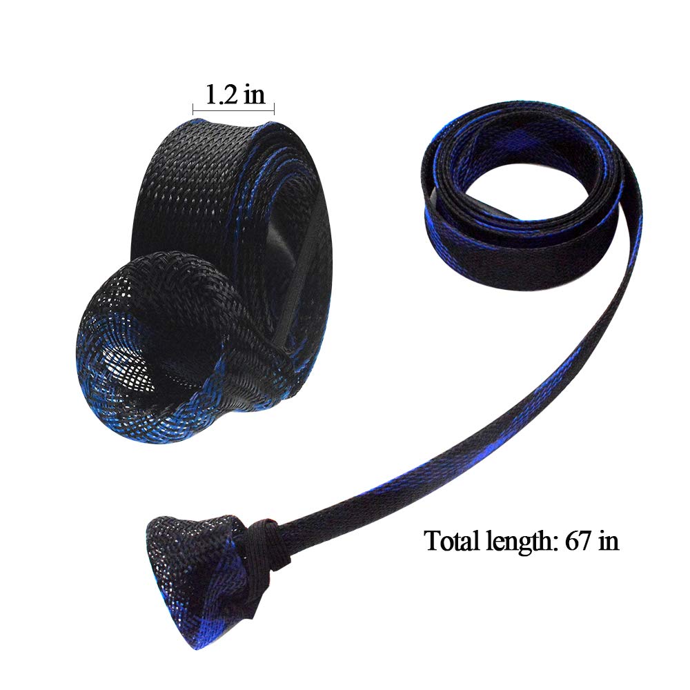 Dndo braided mesh rod cover allows wet rods to air dry