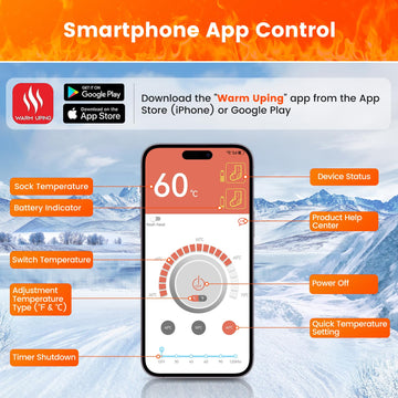Dnin battery pack powering long-lasting warmth for outdoor adventures