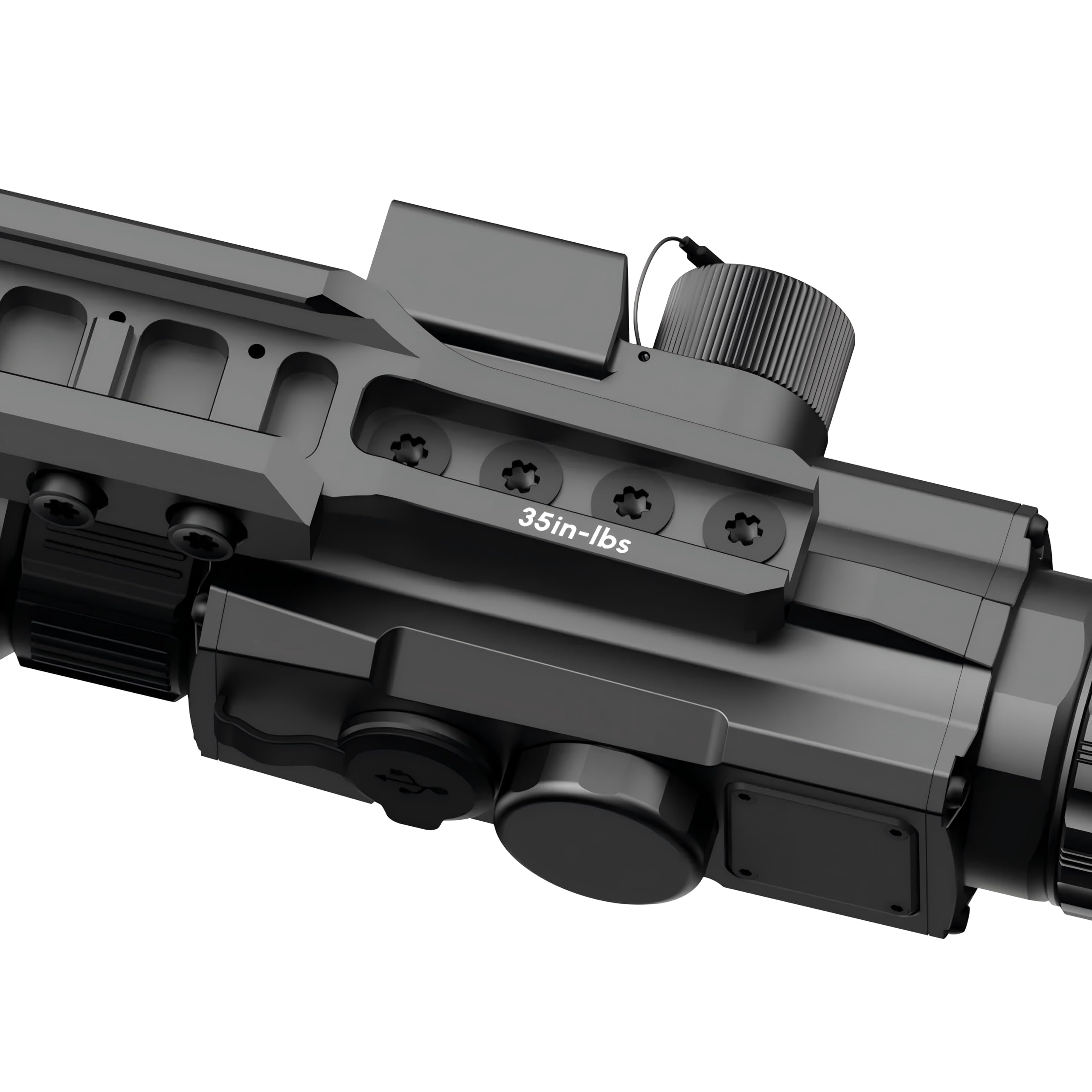 DNT Optics HS225R laser rangefinder action delivers precise distance measurements.