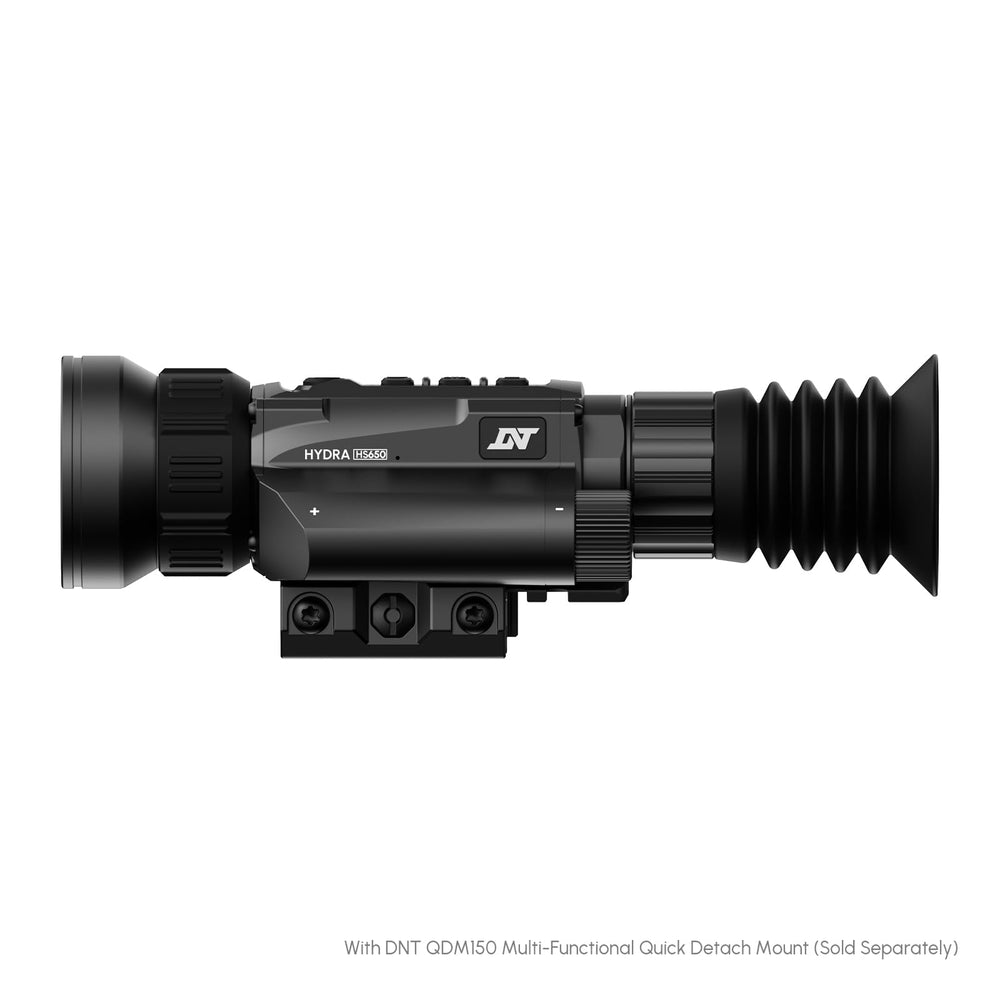 DNT Optics HS650 IP67 rugged build withstands field humidity, dust, and recoil.