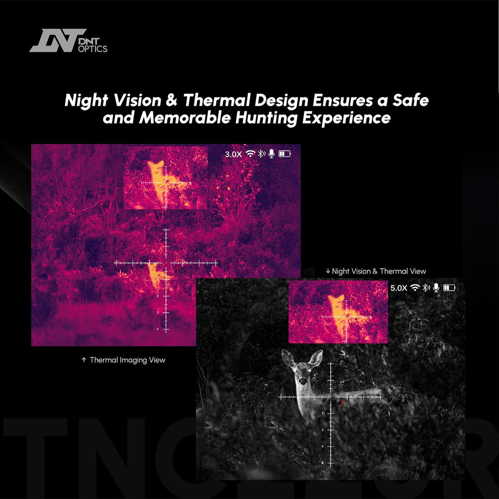 DNT Optics ThermNight 12micron pixel pitch supports sharp images in variable light.
