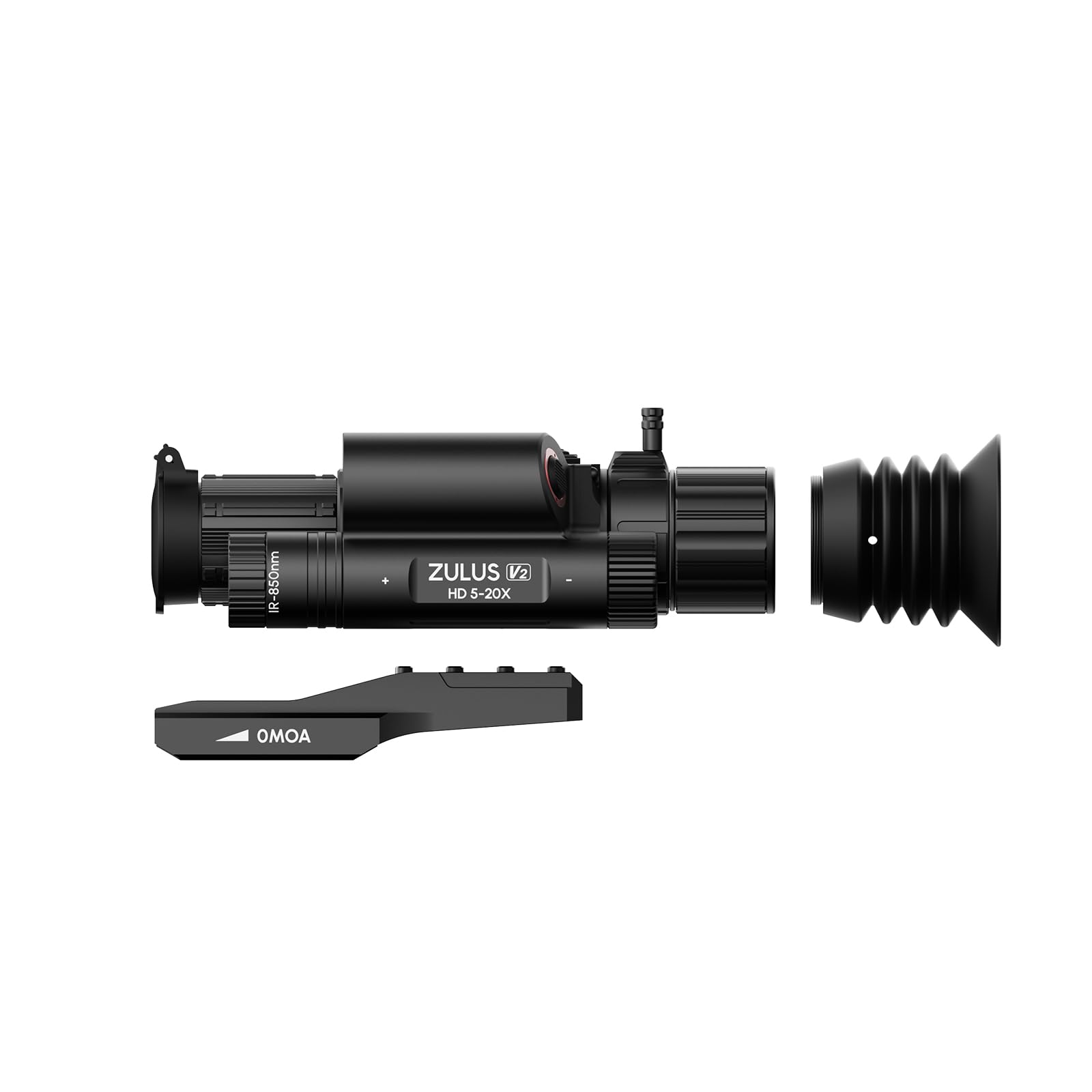 DNT Optics Zulus HD V2 display panel showing smooth target tracking capabilities