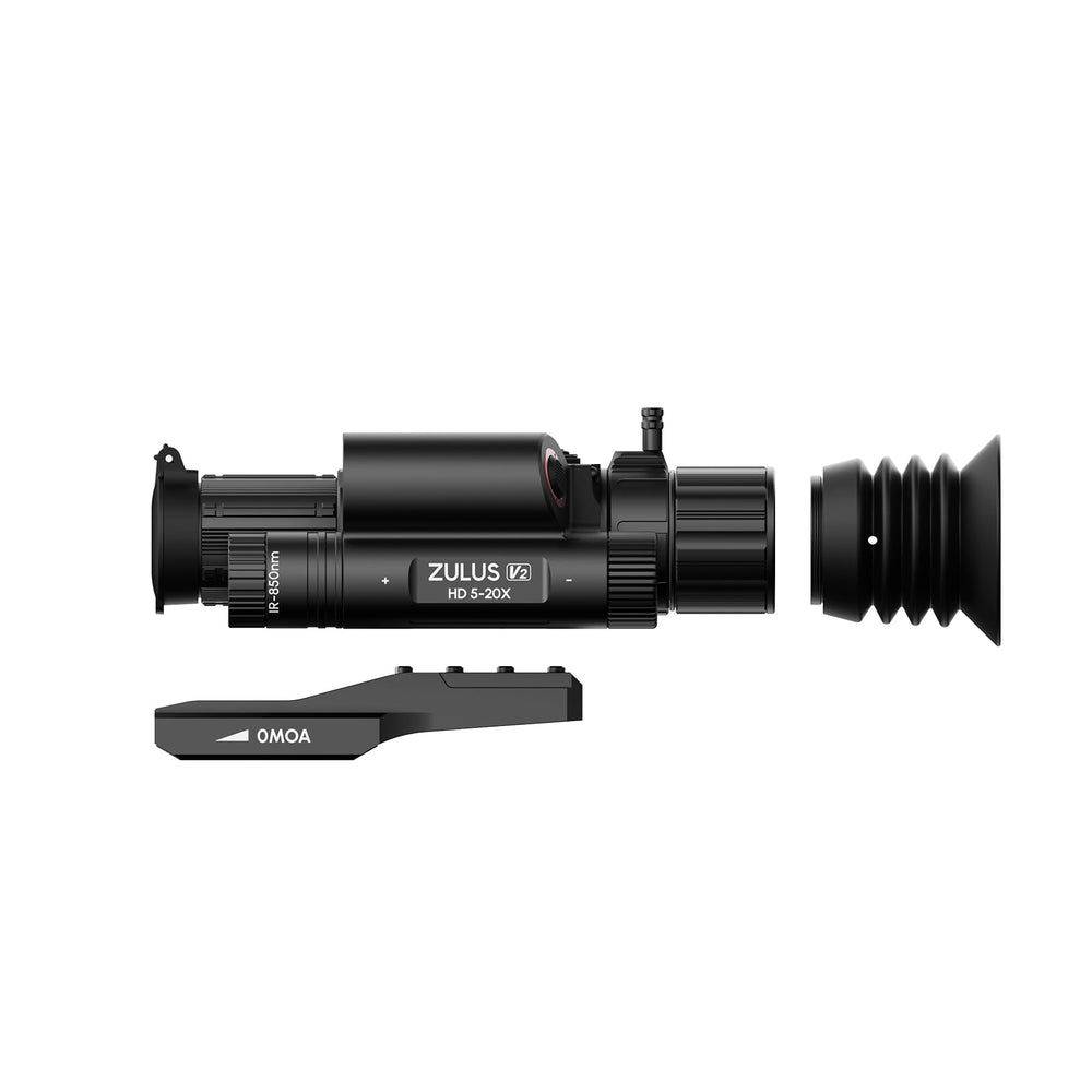 DNT Optics Zulus HD V2 display panel showing smooth target tracking capabilities