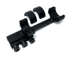 DNZ Freedom Reaper forward rail with 30mm tube aids precise alignment.