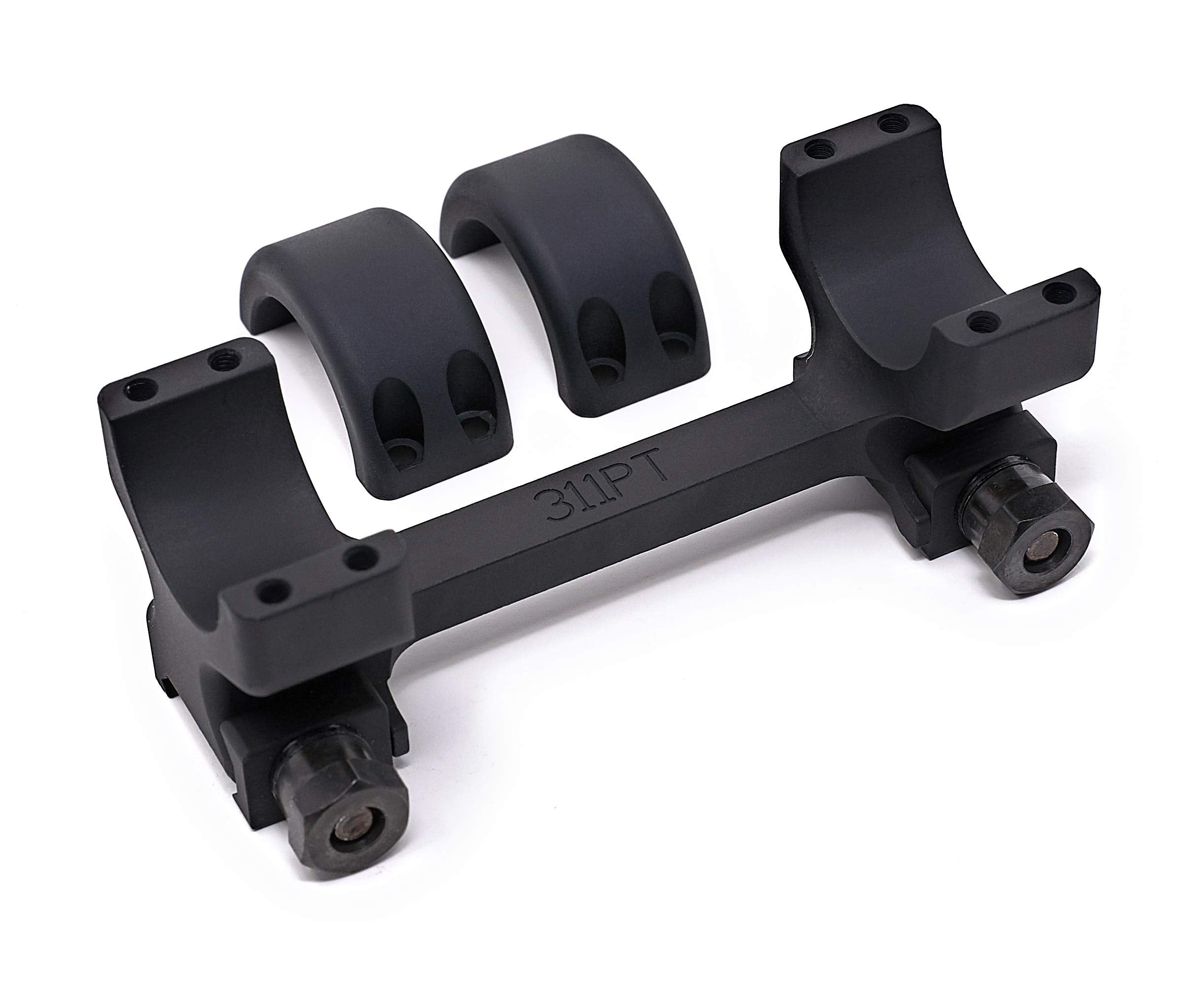 DNZ Freedom Reaper Picatinny Rail, front view, aligns with receiver for quick target acquisition.