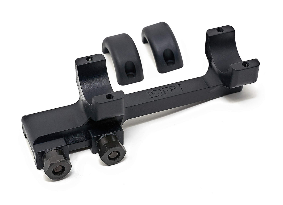 DNZ Freedom Reaper rail in black finish for quick mounting and reliable alignment.
