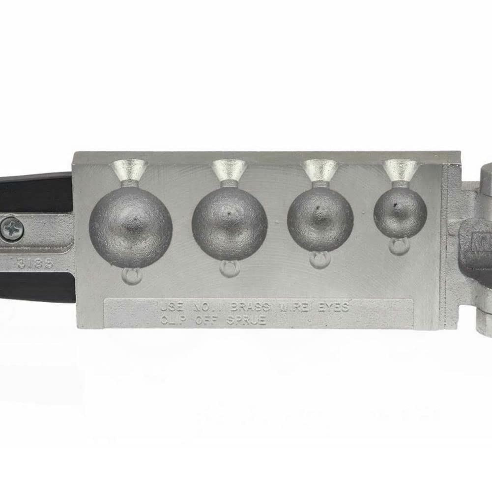 Do-It cannon ball sinker mold used to cast 1–4 oz weights for deep-water rigs.