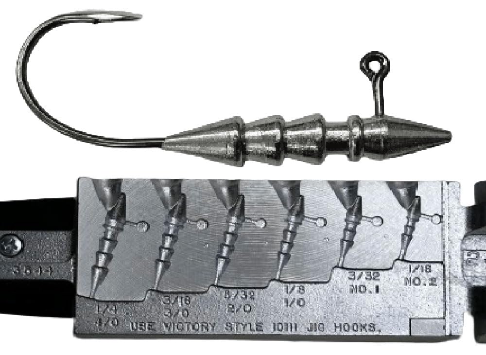 DO-IT Hover Jig Mold HVR-6-A front view showing balanced hover rig design for precise casts