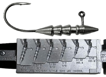 DO-IT Hover Jig Mold HVR-6-A front view showing balanced hover rig design for precise casts