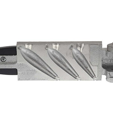 DO-IT In-Line Trolling Sinker Mold showing streamlined inline weights for trolling.