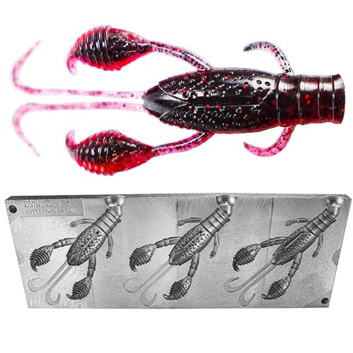 Do-It Magnum Katana Kraw Mold XL 4.2-inch bait guide shows exact size for forage matching.