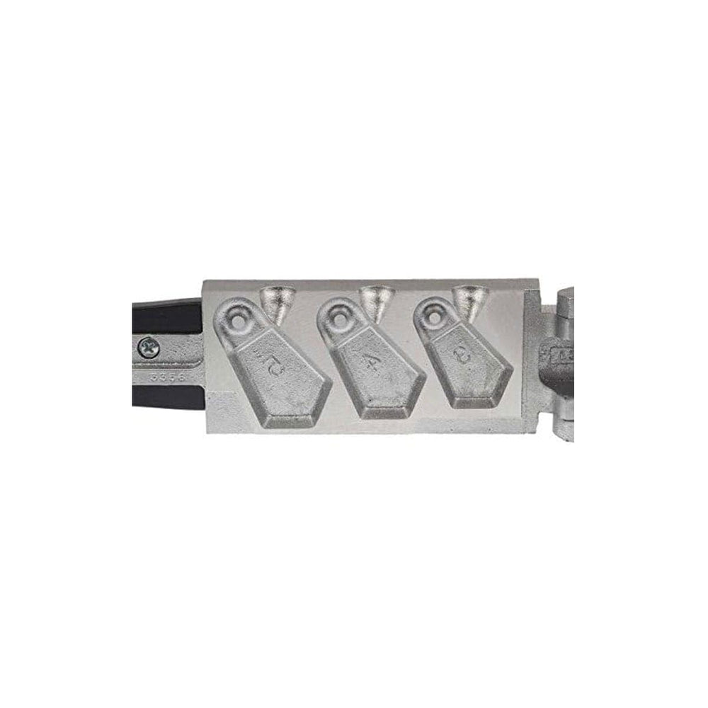 Do-It Molds Flat Bank Sinker D3356 mold for crafting 3–5 oz sinkers for bottom fishing.