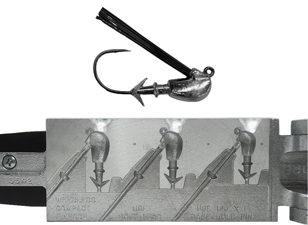 Do-it Molds Weedless Compact Jig Mold 1/4 oz, ideal for finesse pitching in cover