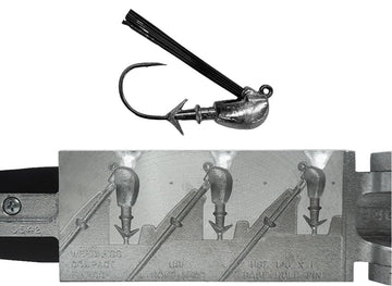 Do-it Molds Weedless Compact Jig Mold 1/4 oz, ideal for finesse pitching in cover