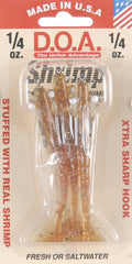 DOA Shrimp 3in lure enables longer casts in windy conditions
