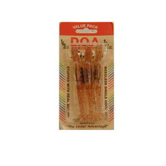 DOA Shrimp half-ounce 4-inch lure in clear red glitter for versatile fishing and added attraction