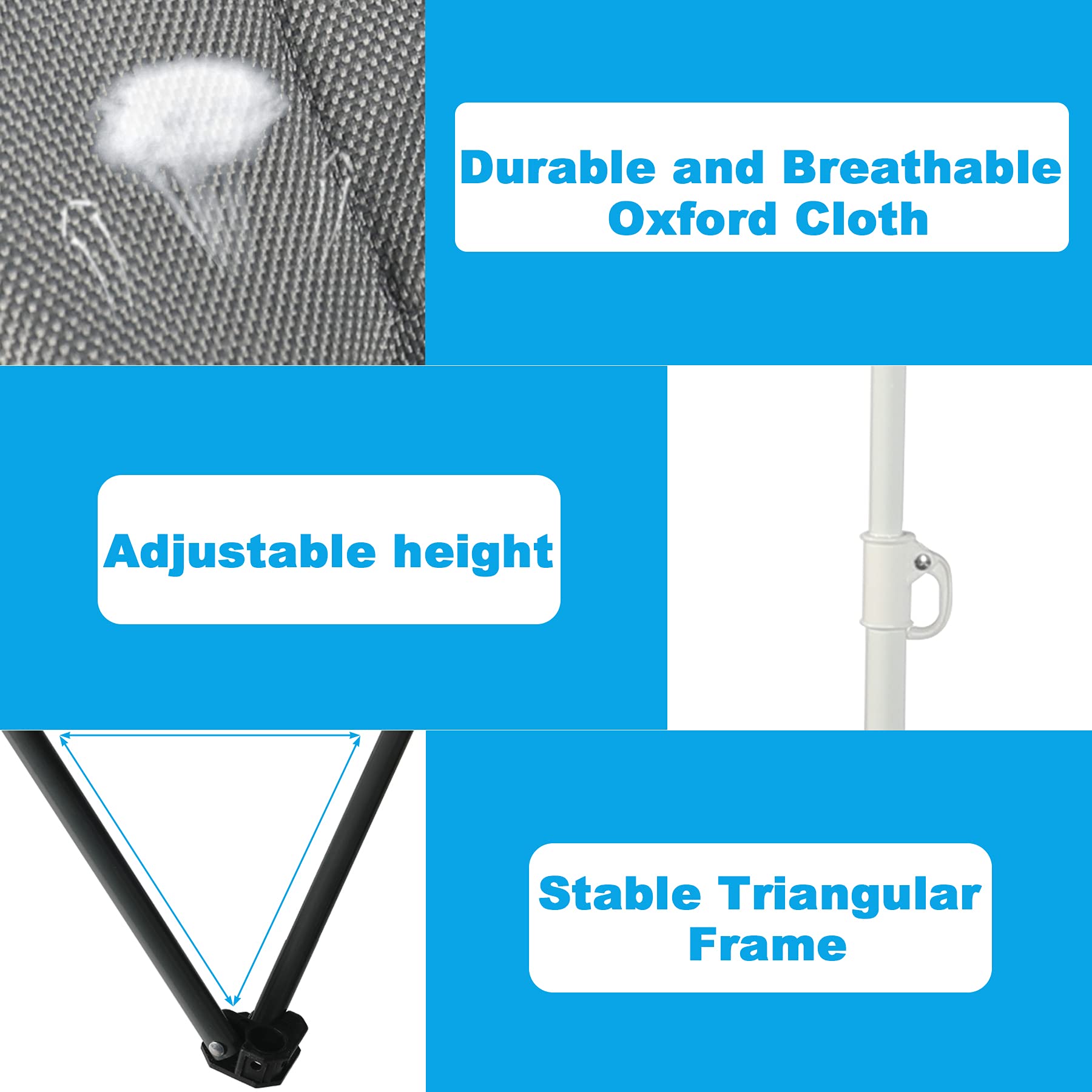 DOALBUN foldable chair with compact storage bag for easy transport.