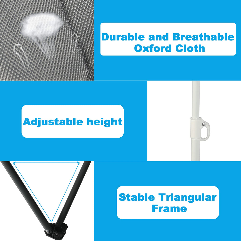 DOALBUN foldable chair with compact storage bag for easy transport.