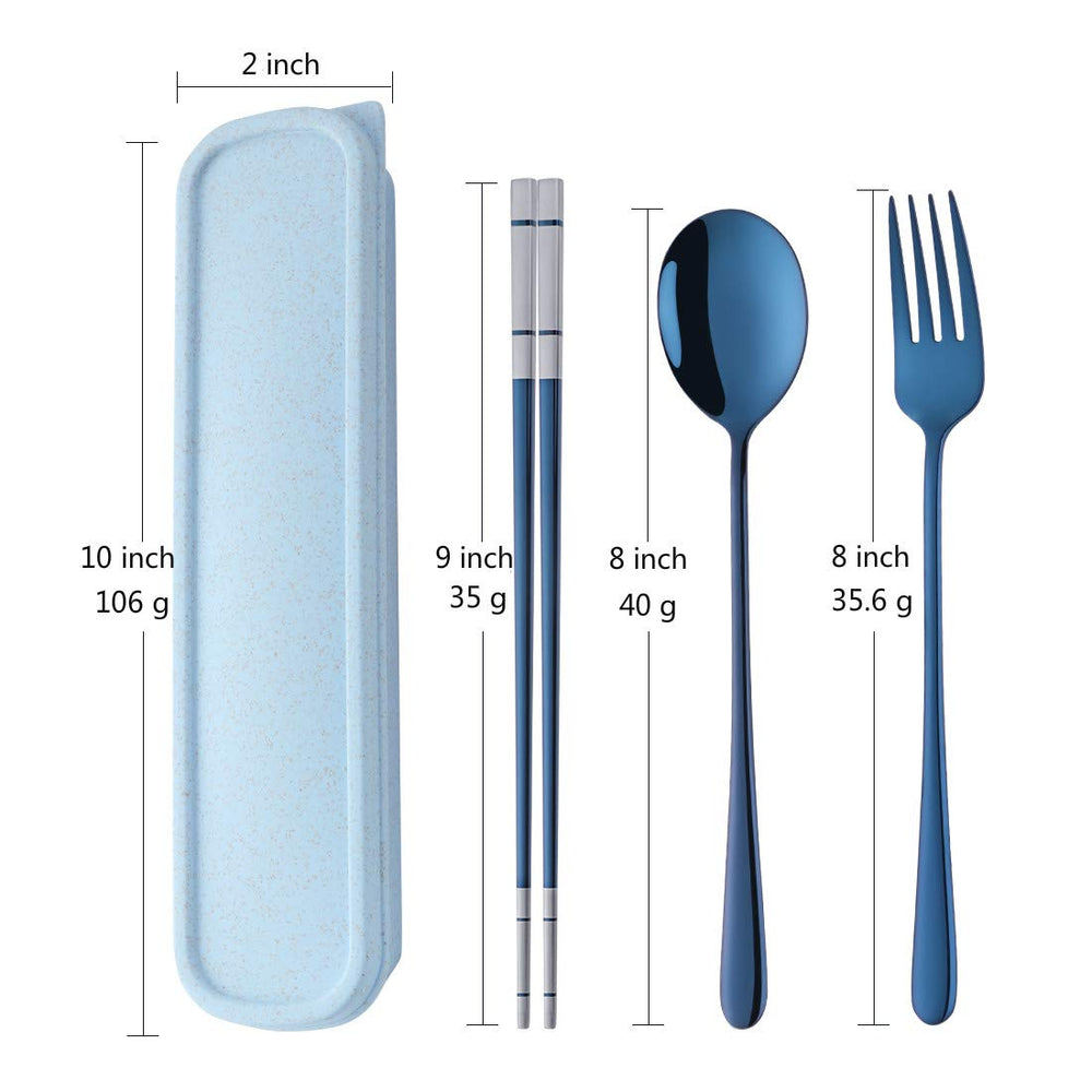 DOBUYOO spoon 8 inches in silver, durable stainless steel.