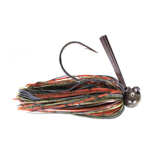 Close-up image of DOBYNS RODS JIG 3/8 OZ Craw Daddy with color skirts