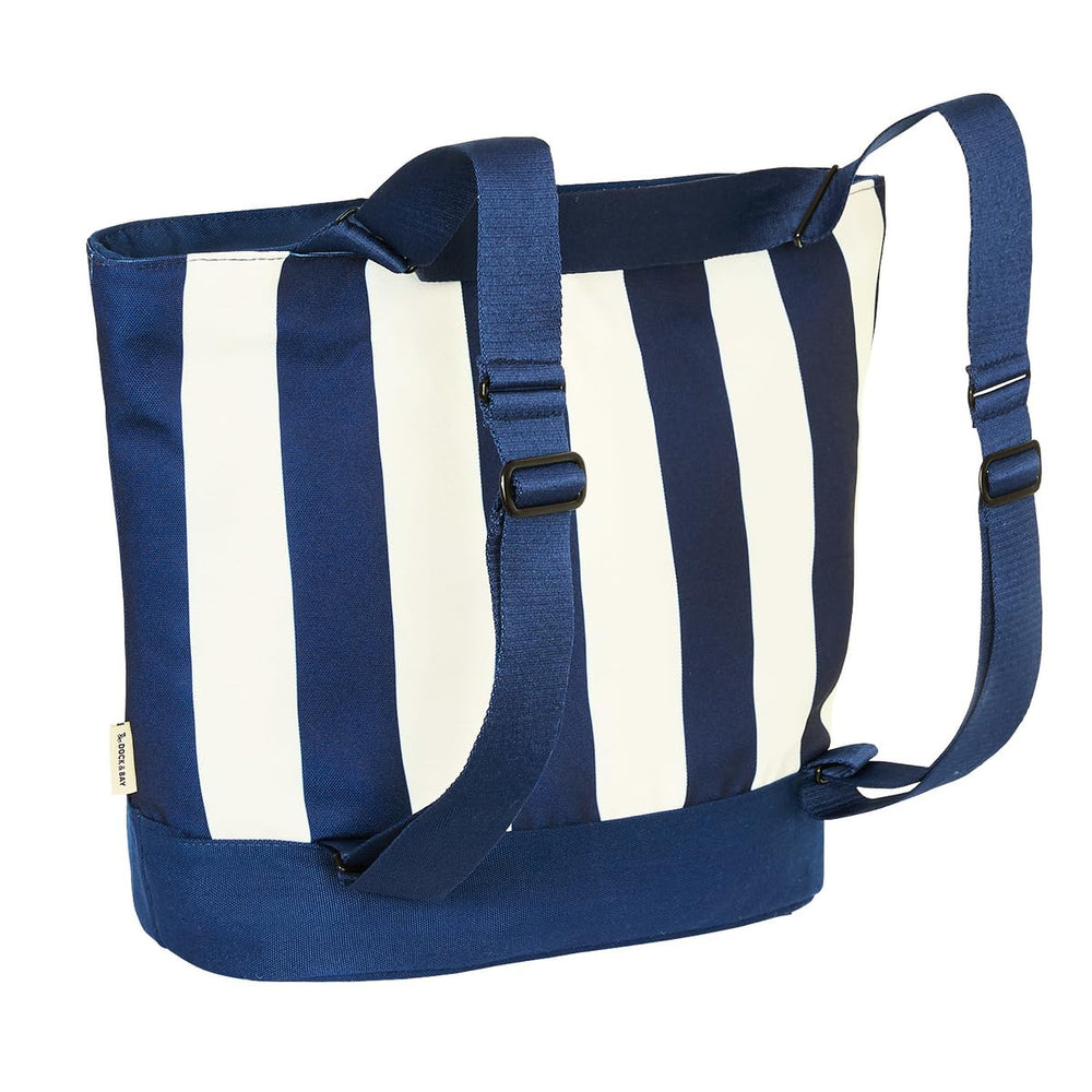 Dock & Bay cooler bag easy-clean PEVA lining wipe spills.