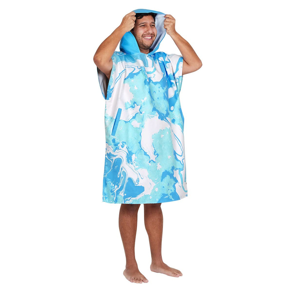 Dock & Bay Cabana collection poncho ready for beach and pool.