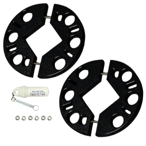 DockBloxx Angler Bloxx’s low and high mounts accommodate varied rod lengths.