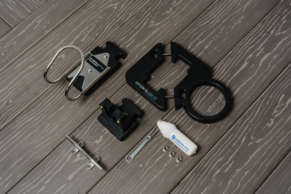 DockBloxx Ultimate Wash Station designed for 3-inch square posts for versatile mounting