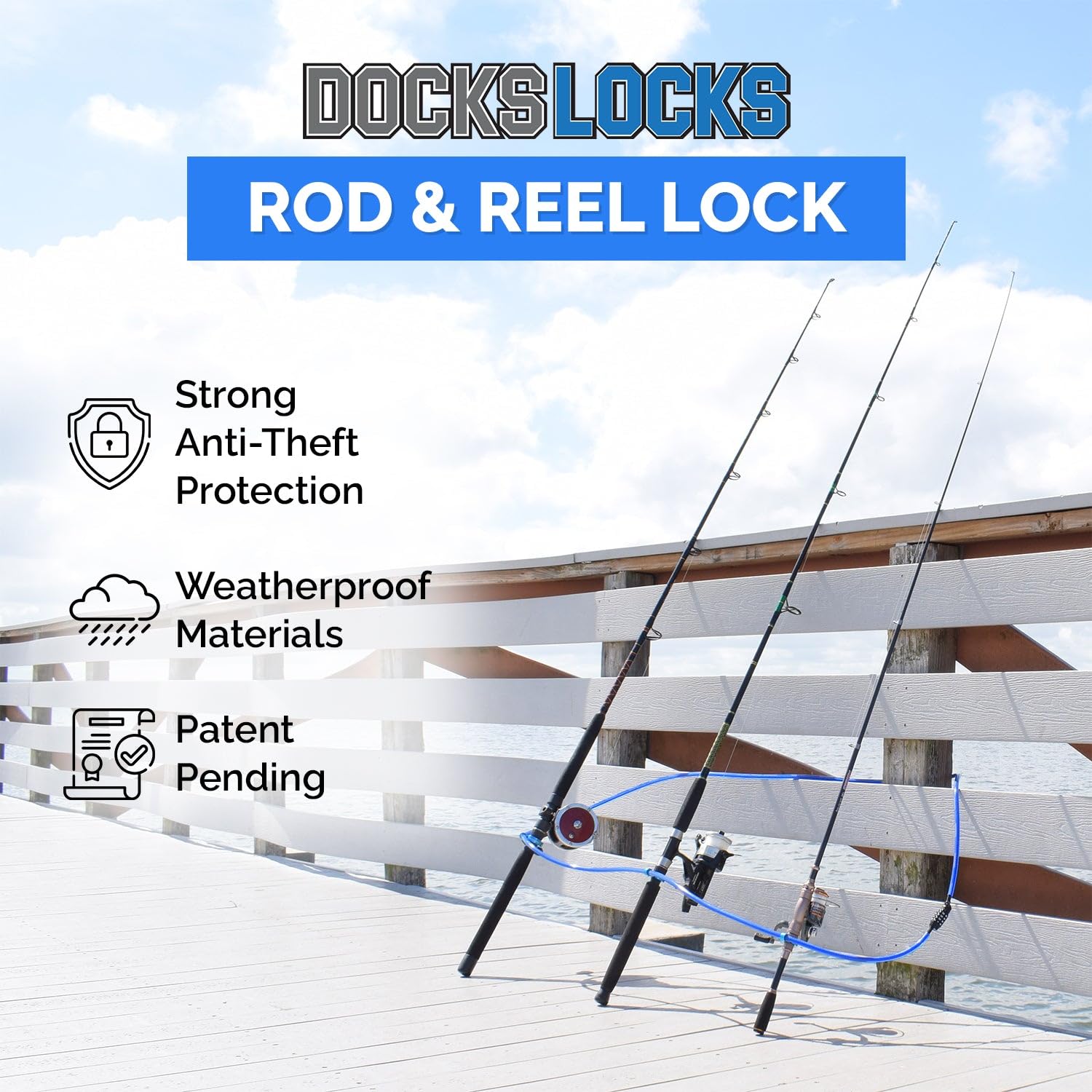 DocksLocks wide range of compatibility with rods and holders