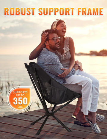 Docusvect portable chair cup holder and side pocket for essentials.