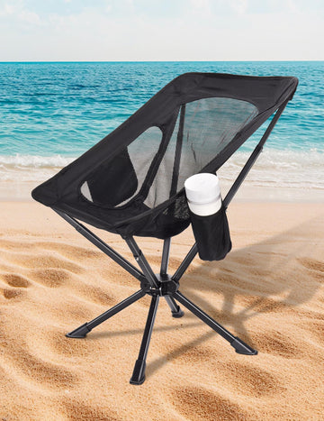 Docusvect portable chair ready for instant setup, ideal for quick outdoor lounging.