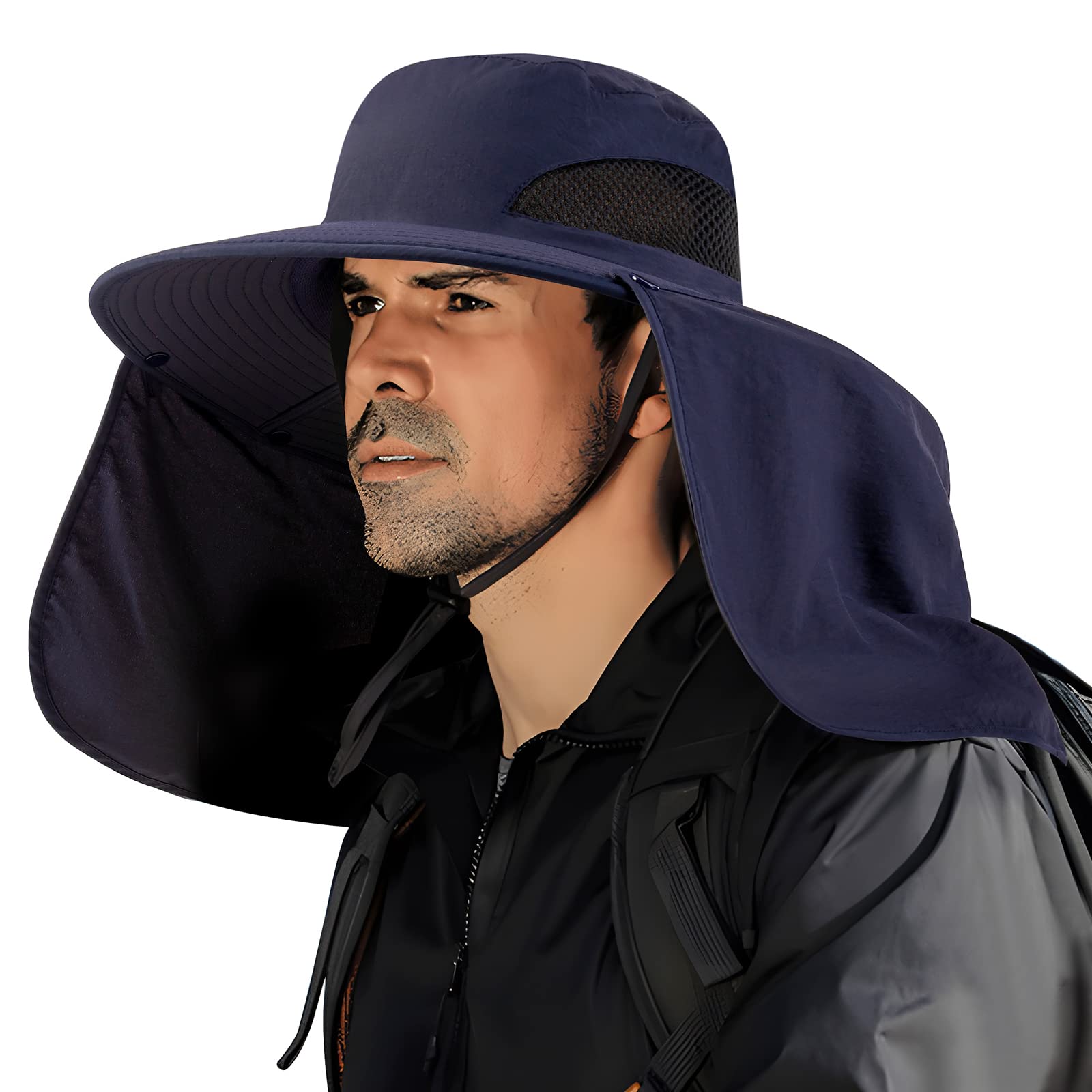 DOCVIT Fishing Hat for Men and Women with wide brim and neck flap