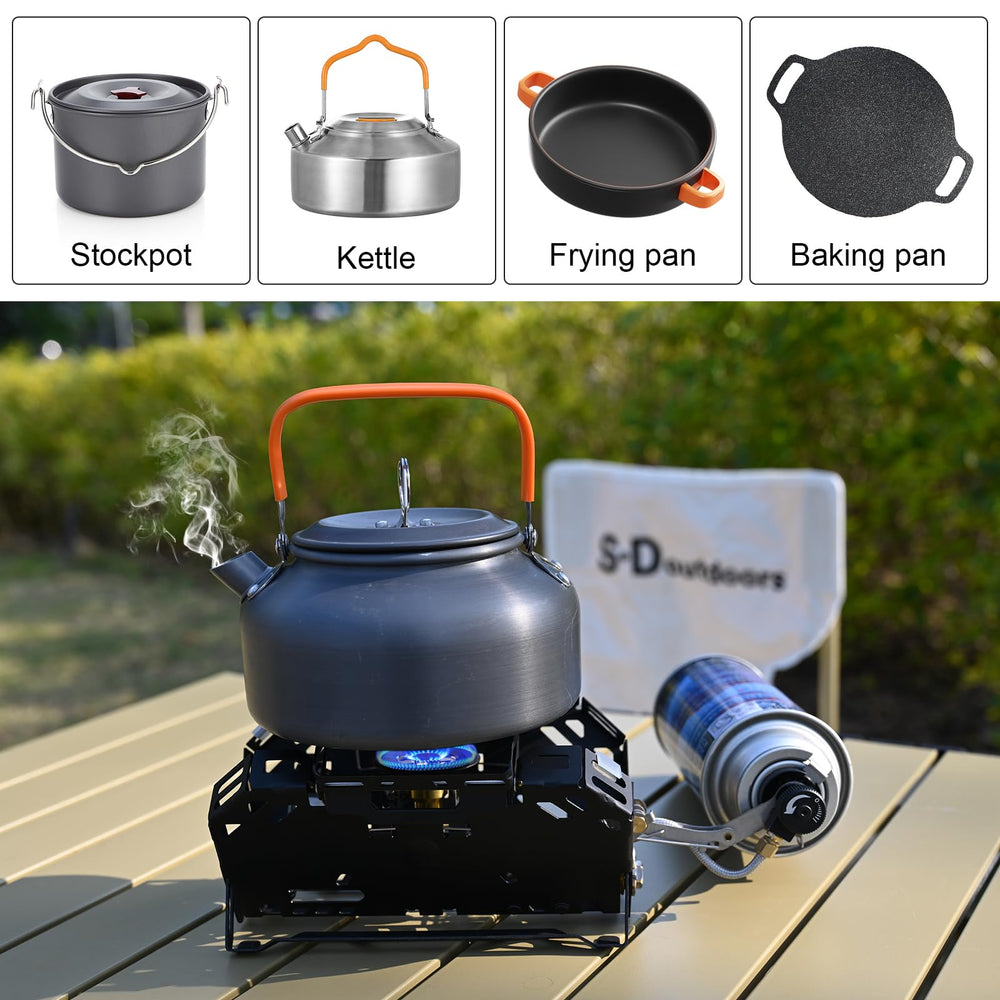 Docybuty portable stove handles cold mornings with steady flame