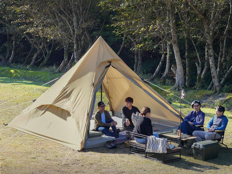 DOD RX Pyramid Tent all-season flysheet with skirt for adaptable weather protection.