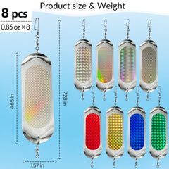 Glow-in-the-dark trolling lures for salmon and predatory fish