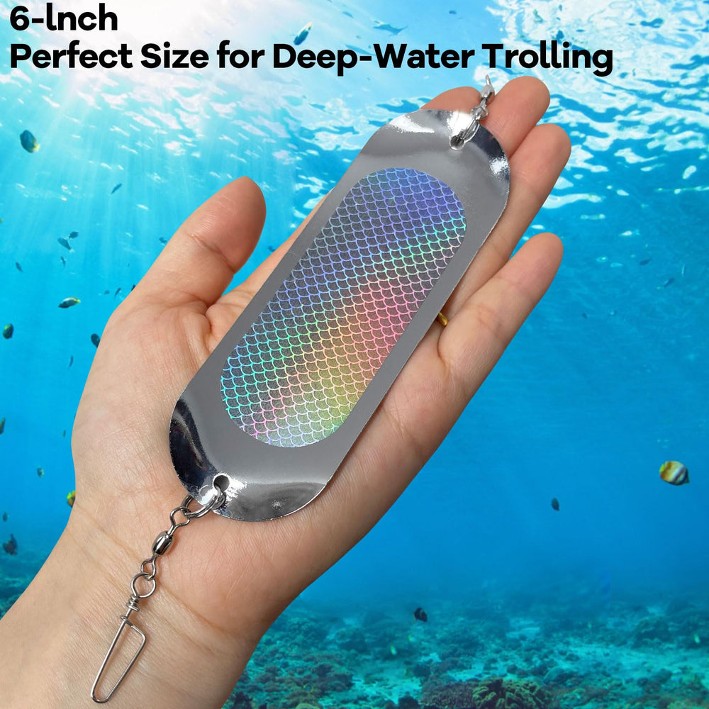 Close-up of lure material and finish