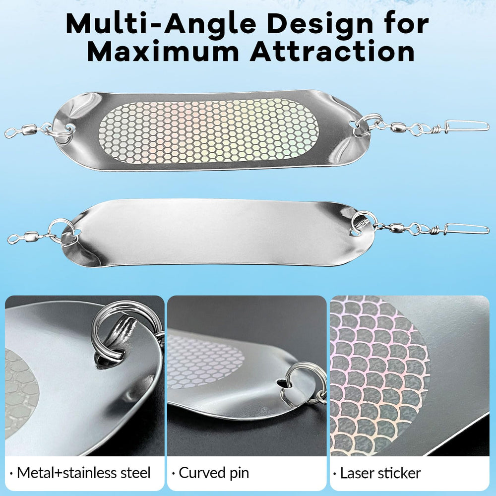 Night glow feature on fishing dodger flasher